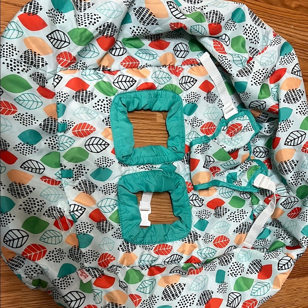 Green and Orange cart Cover with leaves Design